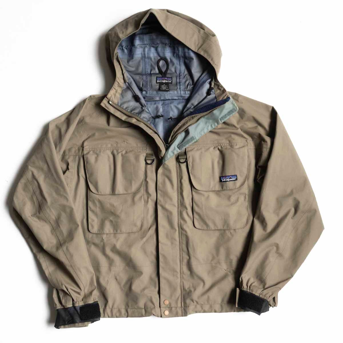 パタゴニア 【希少】PATAGONIA【SST JACKET】S パタゴニア ジャケット ナイロン ベージュ フィッシング 古着 u2405042