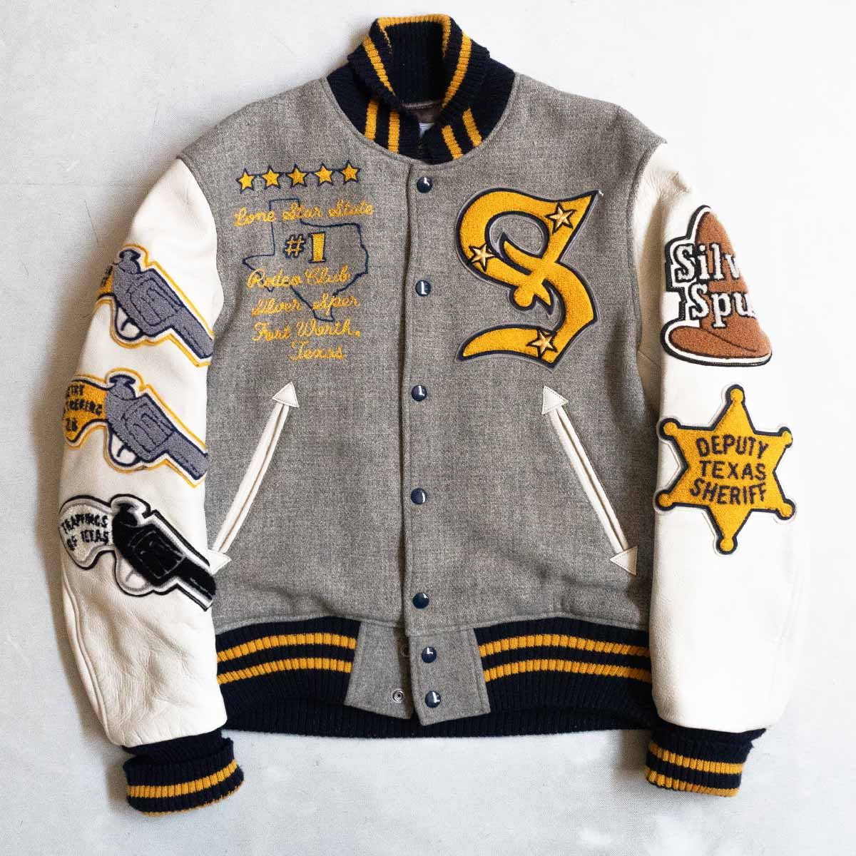 美品 Whitesville ホワイツビル スタジャン・38・ホワイト 美品 Whitesville ホワイツビル スタジャン・38・ホワイト