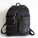 【定番】PORTER 【タンカー リュック】ポーター ブラック バックパック デイパック TANKER BAG ナイロン 25040050