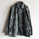 【雰囲気抜群】SAFTBAK【90s wood camo shirt jacket】 サフトバック USA製 古着 25040305