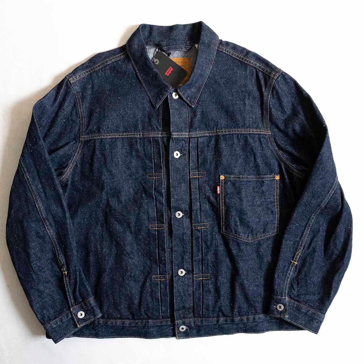【美品濃紺/ビッグサイズ/Tバック】 LEVI'S PREMIUM【 TYPE I トラッカー デニム ジャケット 】XXL 1st ファースト リーバイス 25040582