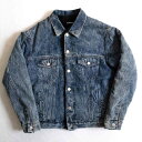 【美品】BALENCIAGA【19AW/フェイクデニムシアリング ジャケット 583230】46 バレンシアガ ボア 25040632(4)