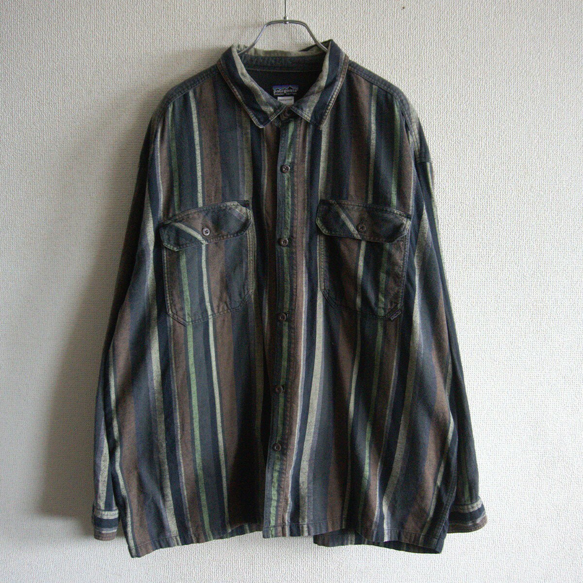 Patagonia グレー ストライプ トップス XL 楽天市場】ストライプ(ブランドパタゴニア)(トップス|メンズ