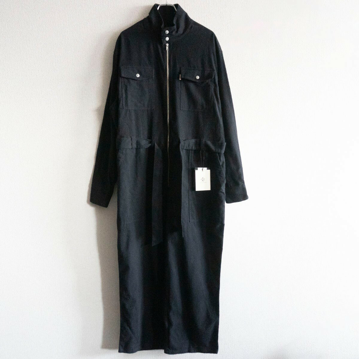 【未使用品】AMBERGLEAM【Fabric Jumpsuit】M ジャンプスーツ つなぎ オールインワン アンバーグリーム 25050812