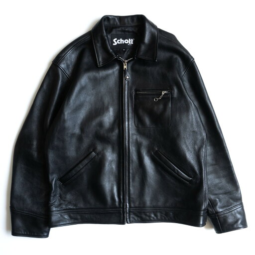 【美品】SCHOTT【LEATHER TRACKER JACKET】M レザー トラッカー ジャケット ブラック ショット 羊革 25060529 【美品】SCHOTT【LEATHER TRACKER JACKET】M レザー トラッカー ジャケット ブラック ショット 羊革 25060529