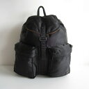 【定番】PORTER 【タンカー リュック】ポーター ブラック バックパック デイパック TANKER BAG ナイロン 25080139