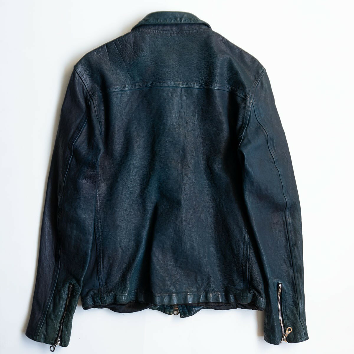 【ジャパンカーフ】ISAMU KATAYAMA BACKLASH FLEET WOOD【レザー ライダースジャケット】L イサムカタヤマバックラッシュ 25080654