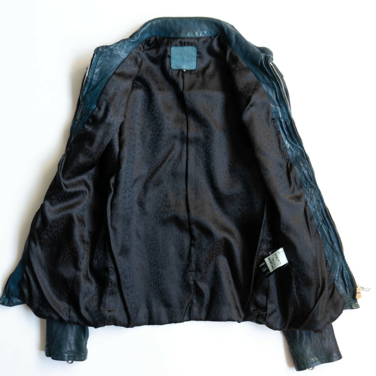 【ジャパンカーフ】ISAMU KATAYAMA BACKLASH FLEET WOOD【レザー ライダースジャケット】L イサムカタヤマバックラッシュ 25080654