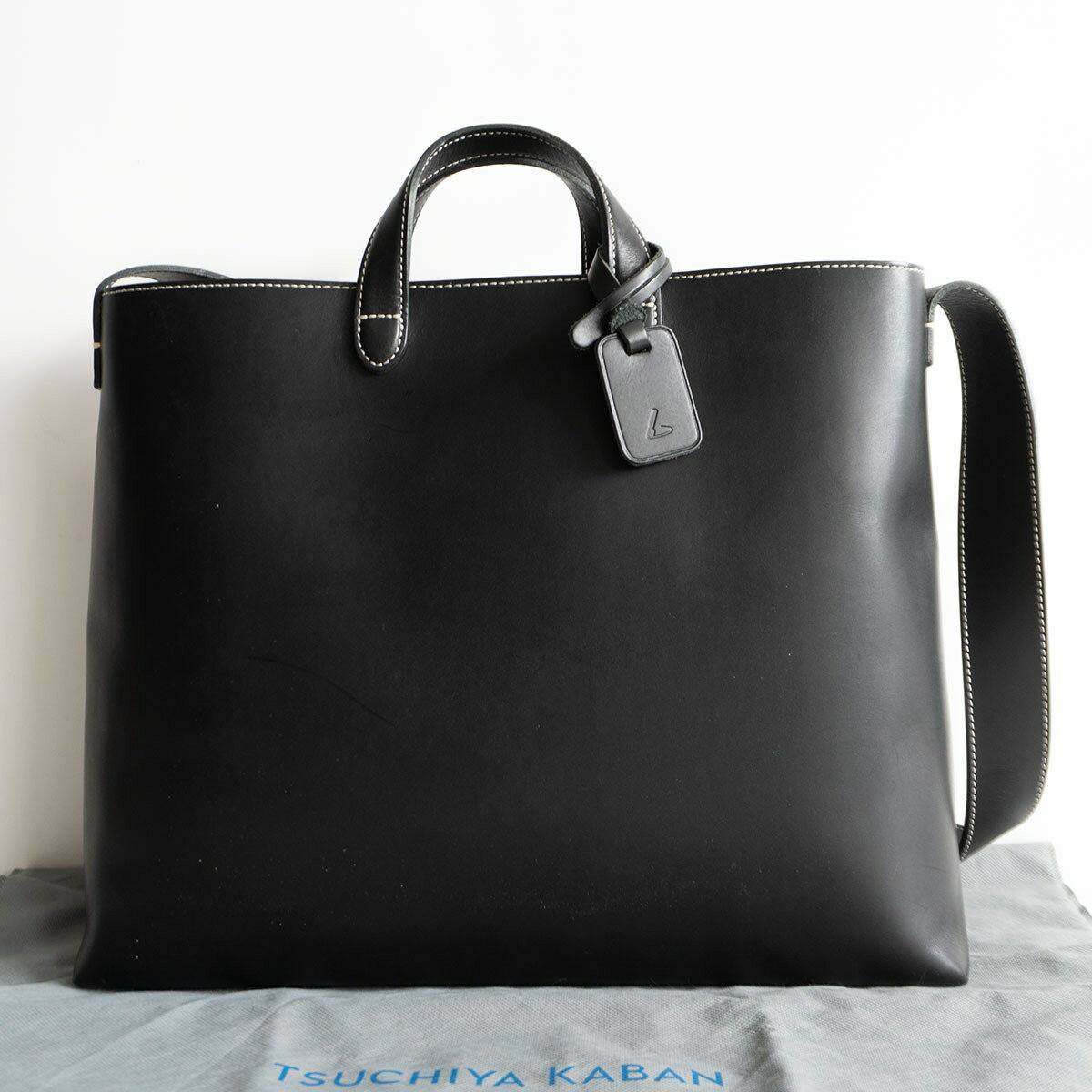 【極美品】 土屋鞄 【ディアリオ 2way トート バッグ】 ショルダー ブラック 鞄 25091001
