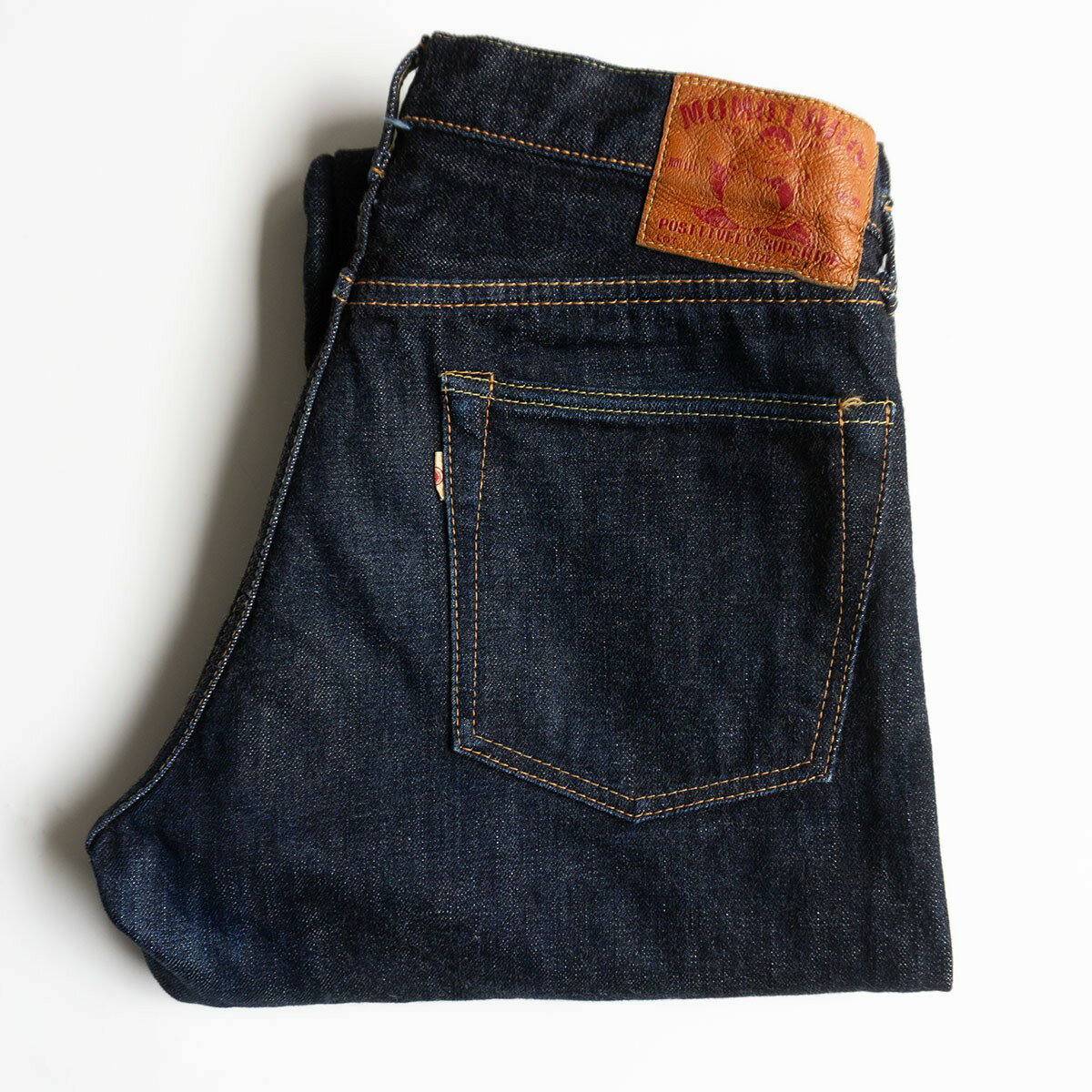 【美品/濃紺】 桃太郎ジーンズ【0201 ヴィンテージスリム ストレート ボタンフライ】32 MZJE02014S デニムパンツ s2510074(4)
