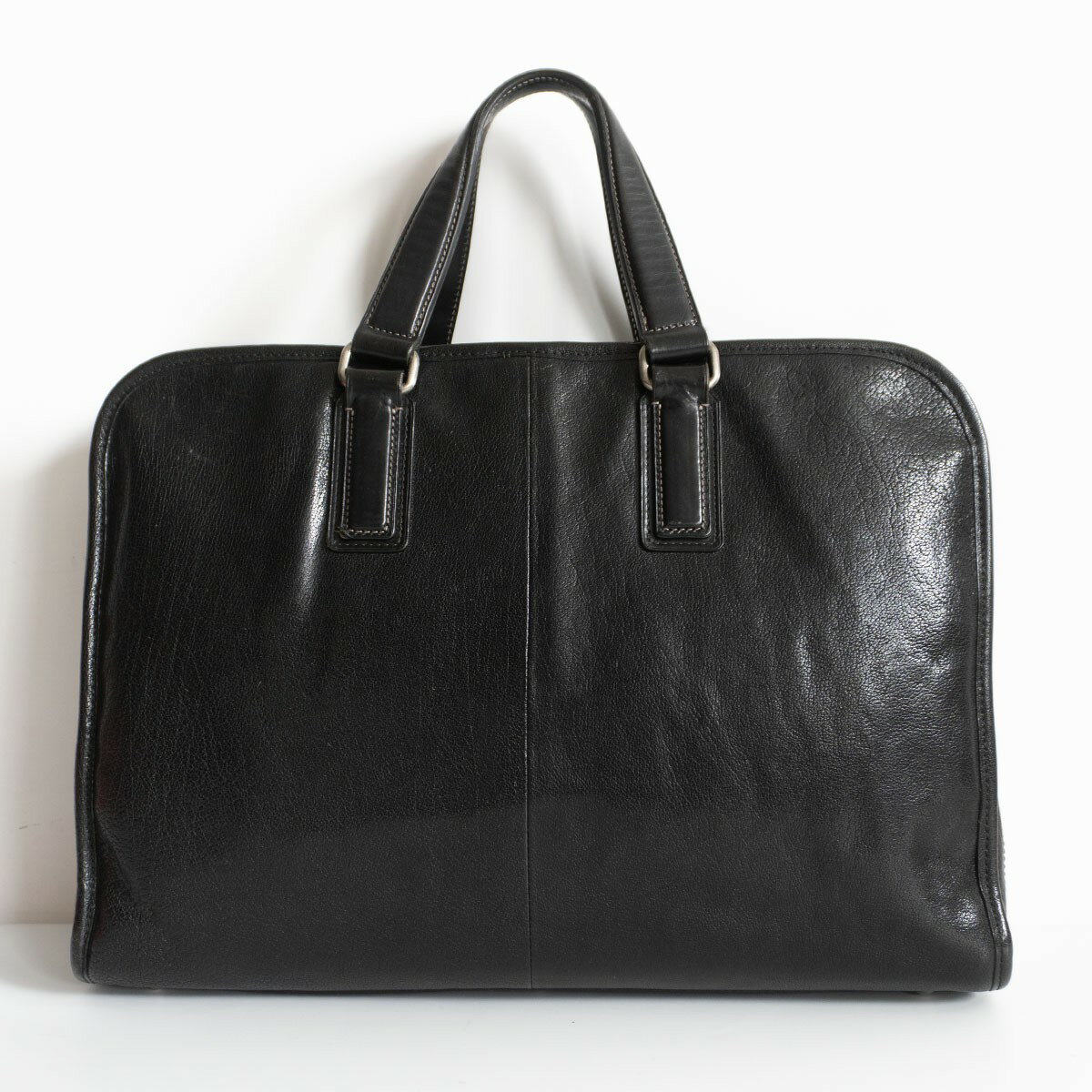 【高級品】土屋鞄 【アルマス バッファロー ブリーフ バッグ】ブラック ビジネス バッグ 鞄 レザー ...