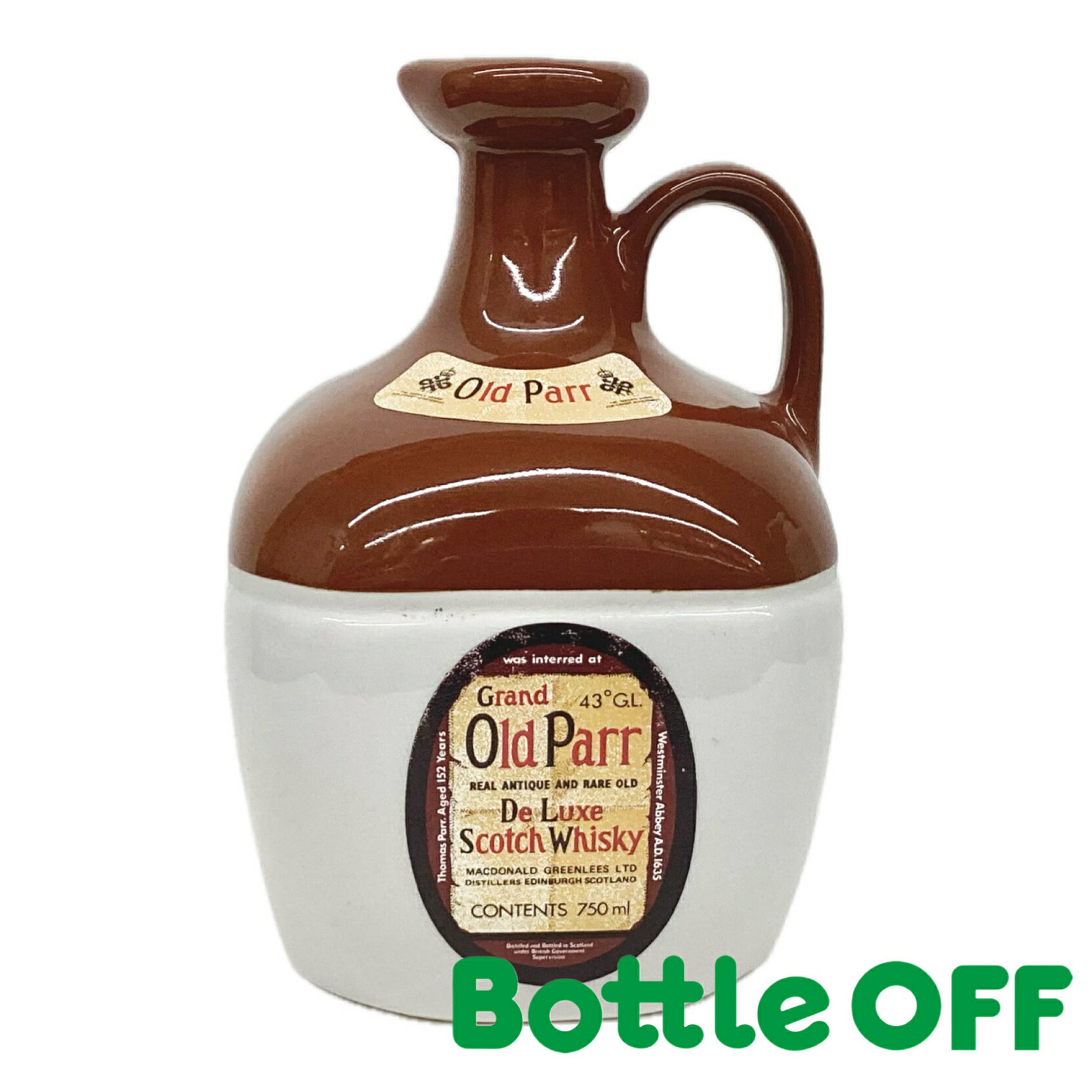 オールドパー 陶器ボトル 750ml 43% OldParr オールドボトル ヴィンテージウイスキー 【二次流通品】