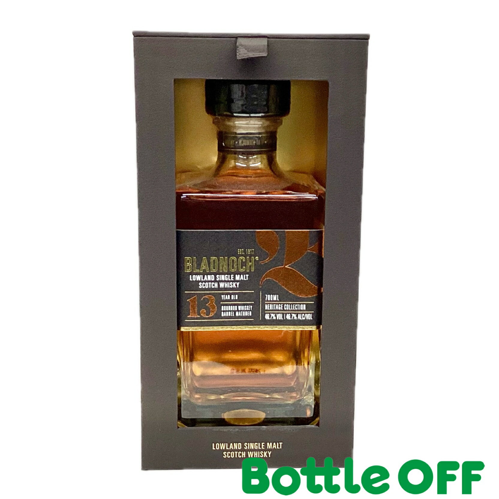 ブラドノック13年 700ml 46.7％ スコッチウイスキー　BLADNOCH 13year old scotch whisky【二次流通品】