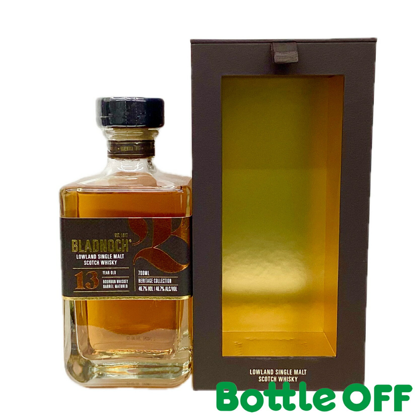 ブラドノック13年 700ml 46.7％ スコッチウイスキー　BLADNOCH 13year old scotch whisky【二次流通品】