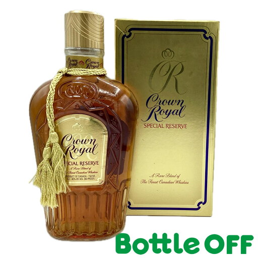 クラウンローヤル スペシャルリザーブ Crown Royal SPECIAL RESERVE 40% 750ml オールドボトル ヴィンテージウイスキー【二次流通品】 クラウンローヤル スペシャルリザーブ Crown Royal SPECIAL RESERVE 40% 750ml オールドボトル ヴィンテージウイスキー【二次流通品】