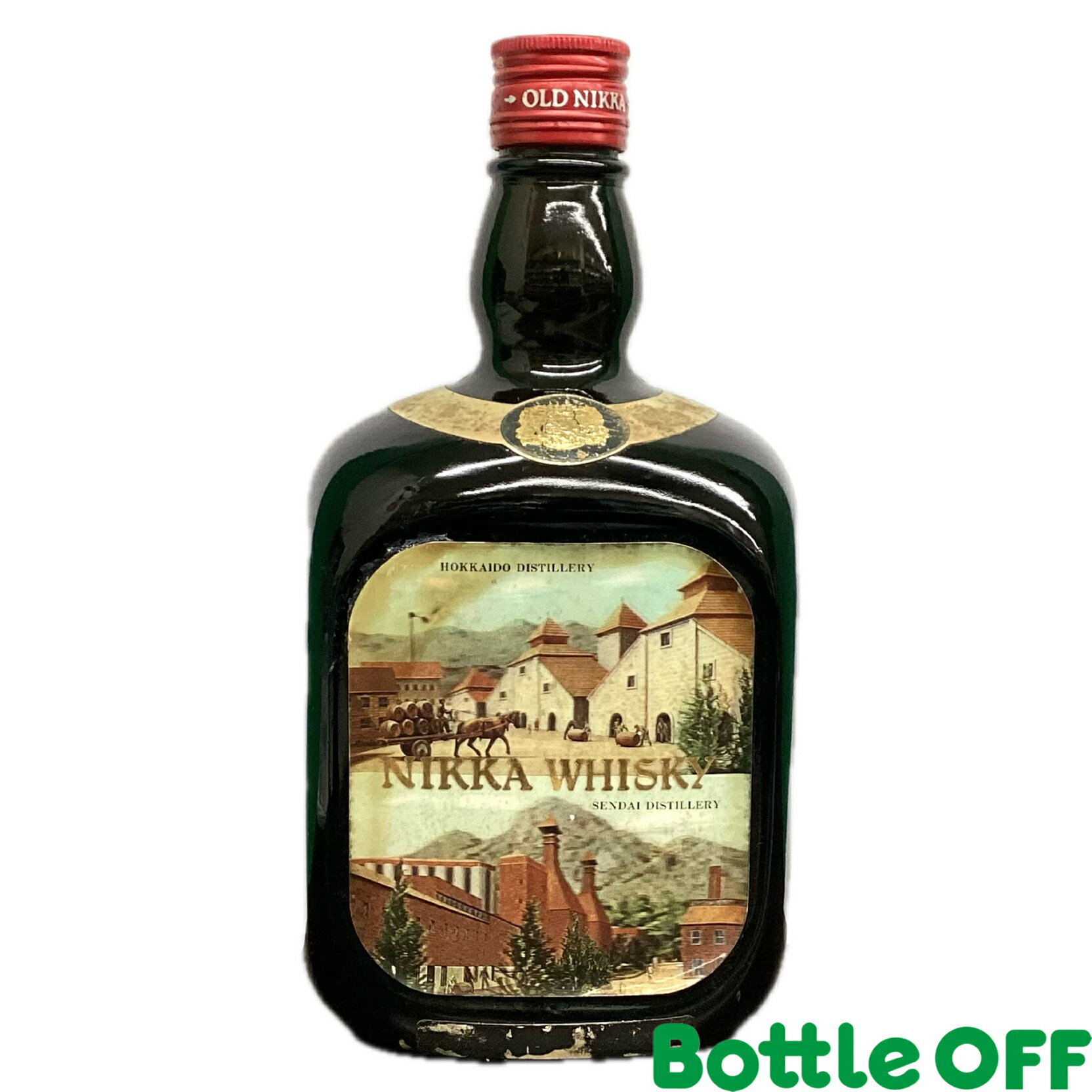 ニッカ 宮城蒸溜所 竣工記念 3Dラベル 特級 43% 720ml NIKKA WHISKY Miyagi Distillery Completion Commemoration 3D Label オールドボトル ヴィンテージウイスキー【二次流通品】