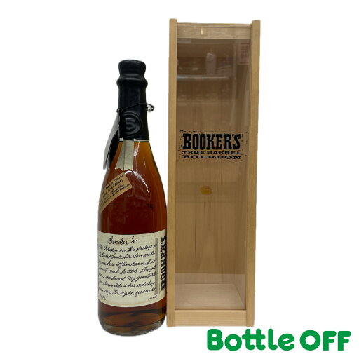 ブッカーズ 木箱付き NoC06-K-8 BOOKER'S BATCH 750ml 64.25% オールドボトル ヴィンテージウイスキー 【二次流通品】 ブッカーズ 木箱付き NoC06-K-8 BOOKER'S BATCH 750ml 64.25% オールドボトル ヴィンテージウイスキー 【二次流通品】