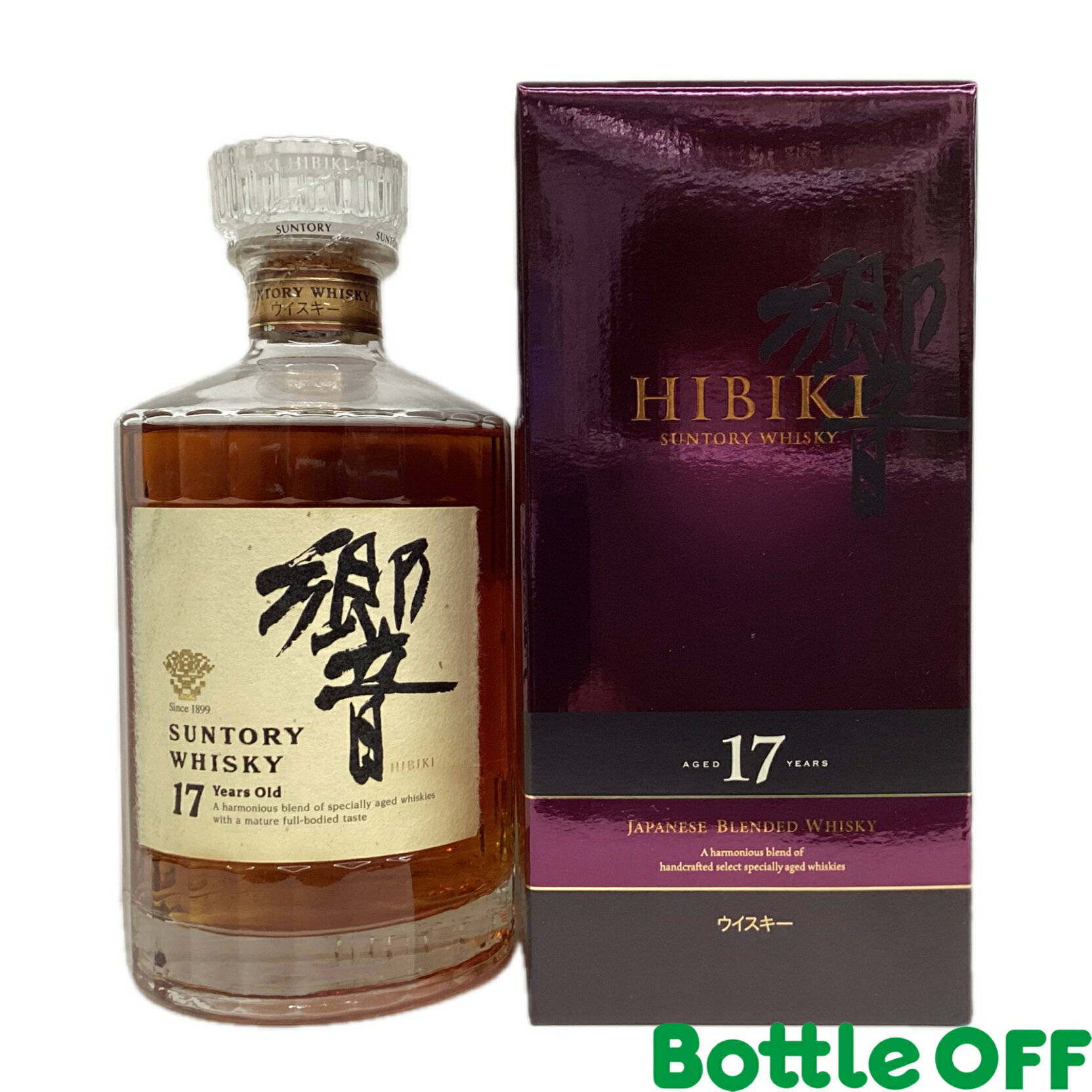 サントリー 響17年 箱付き 43% 750ml Suntory Hibiki 17years old with box【二次流通品】