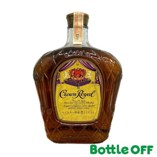 クラウンローヤル 特級 Crown Royal 1973 750ml 40% オールドボトル ヴィンテージウイスキー【二次流通品】 クラウンローヤル 特級 Crown Royal 1973 750ml 40% オールドボトル ヴィンテージウイスキー【二次流通品】
