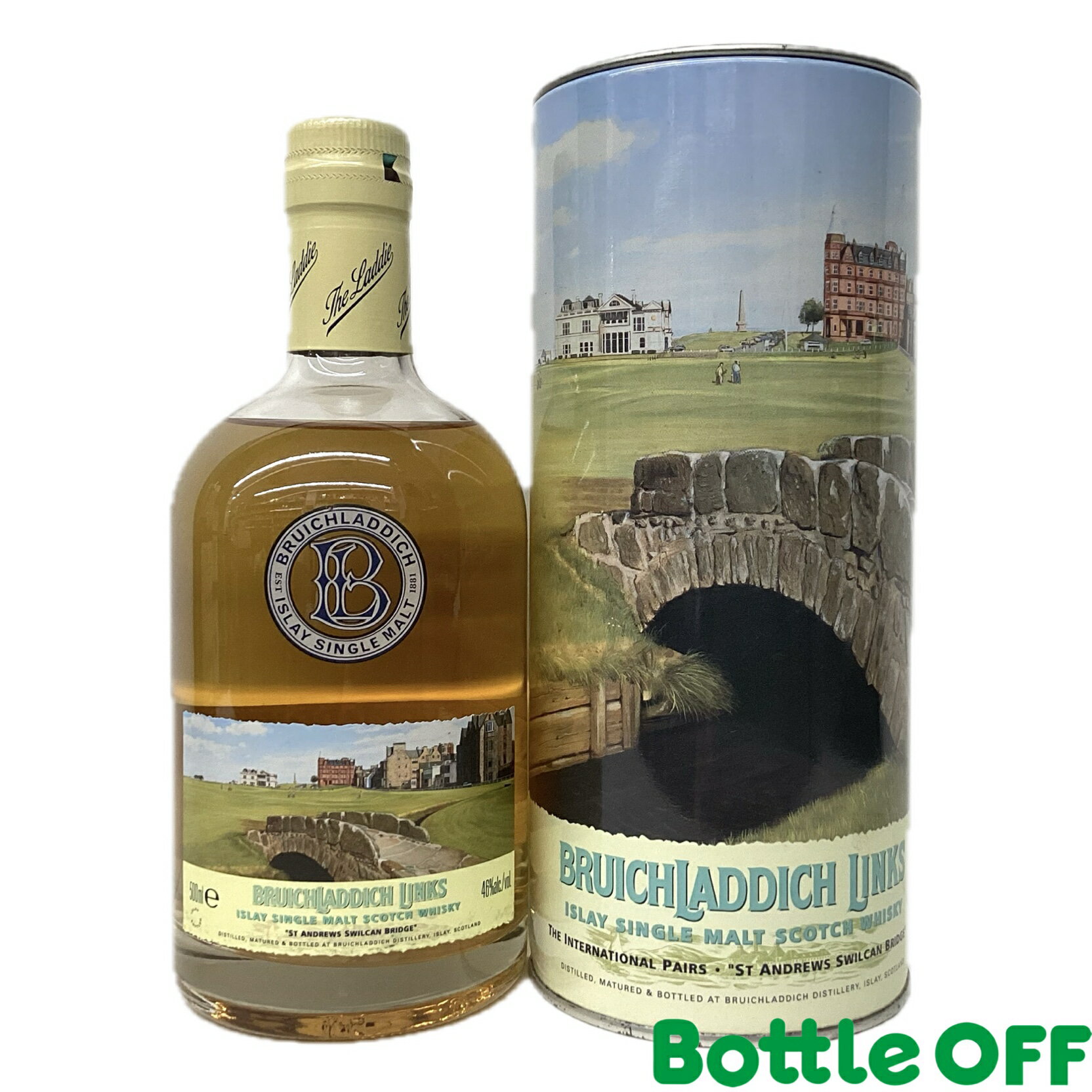 ブルイックラディ リンクス スペシャルエディション スウィルカンブリッジ 500ml 46% Bruichladdich Links Special Edition Swilcan Bridge オールドボトル ヴィンテージウイスキー 【二次流通品】