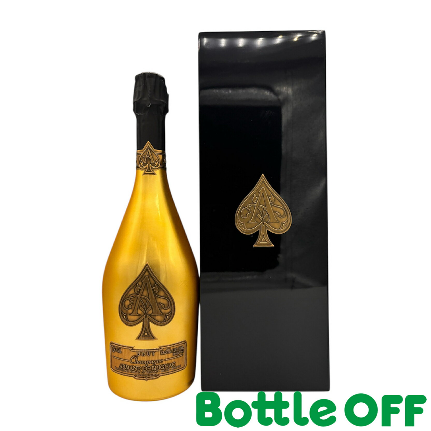 アルマンド・ブリニャック ゴールド 専用箱付き 12.5% 750ml ARMAND DE BRIGNAC GOLD box set シャンパーニュ 【二次流通品】