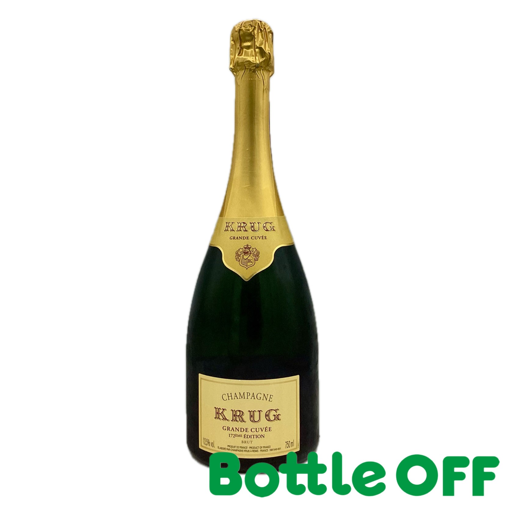 クリュッグ グランド・キュヴェ ブリュット 箱無し 12.5% 750ml KRUG GRANDE CUVEE BRUT シャンパーニュ 【二次流通品】