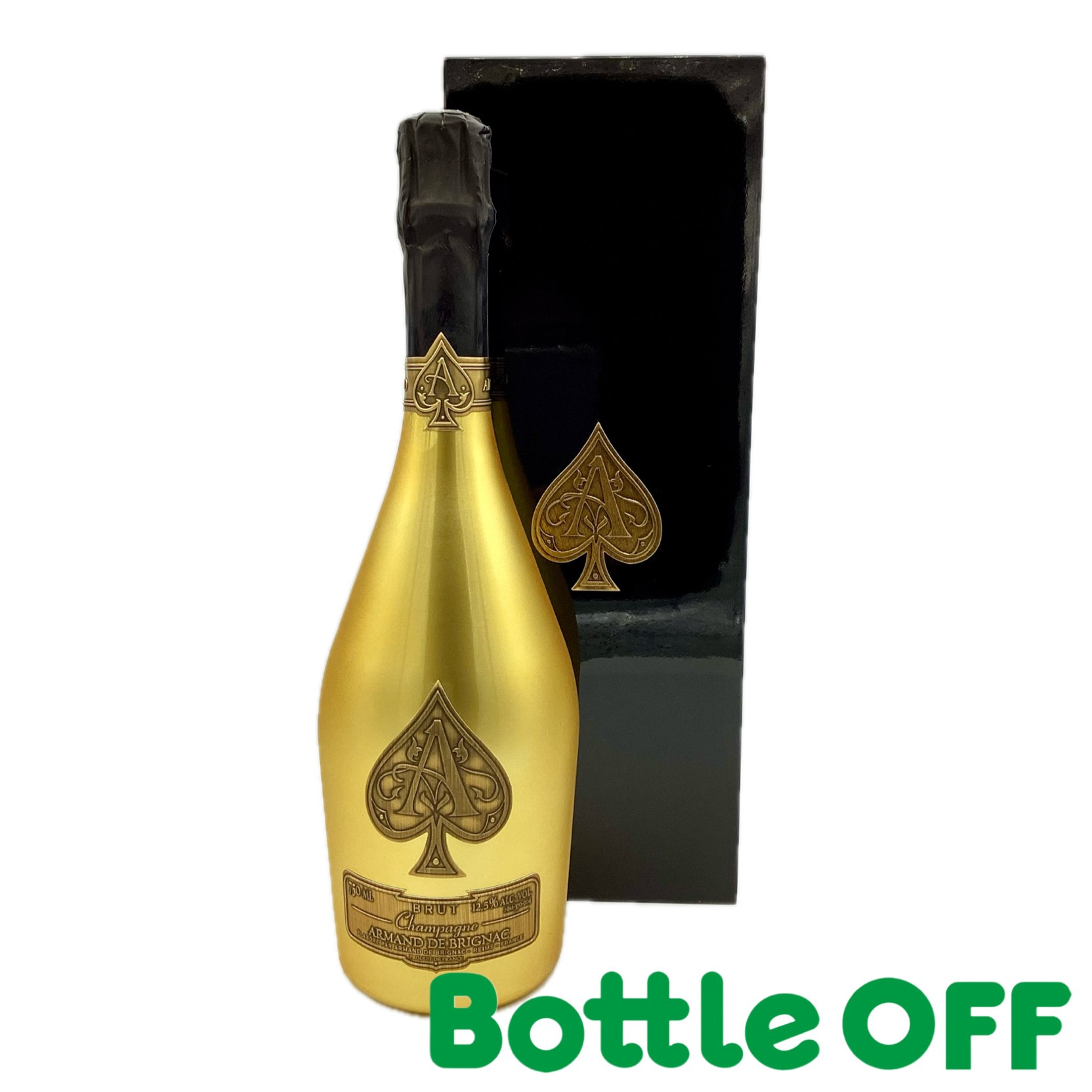 アルマンド・ブリニャック ゴールド 専用箱付き 12.5% 750ml ARMAND DE BRIGNAC GOLD box set シャンパーニュ 【二次流通品】