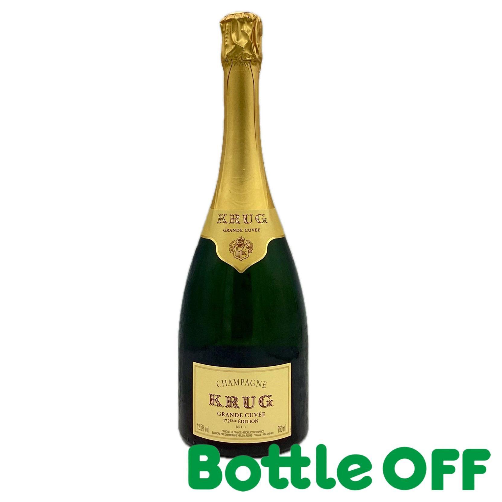 クリュッグ グランド・キュヴェ ブリュット 箱無し 12.5% 750ml KRUG GRANDE CUVEE BRUT シャンパーニュ 【二次流通品】