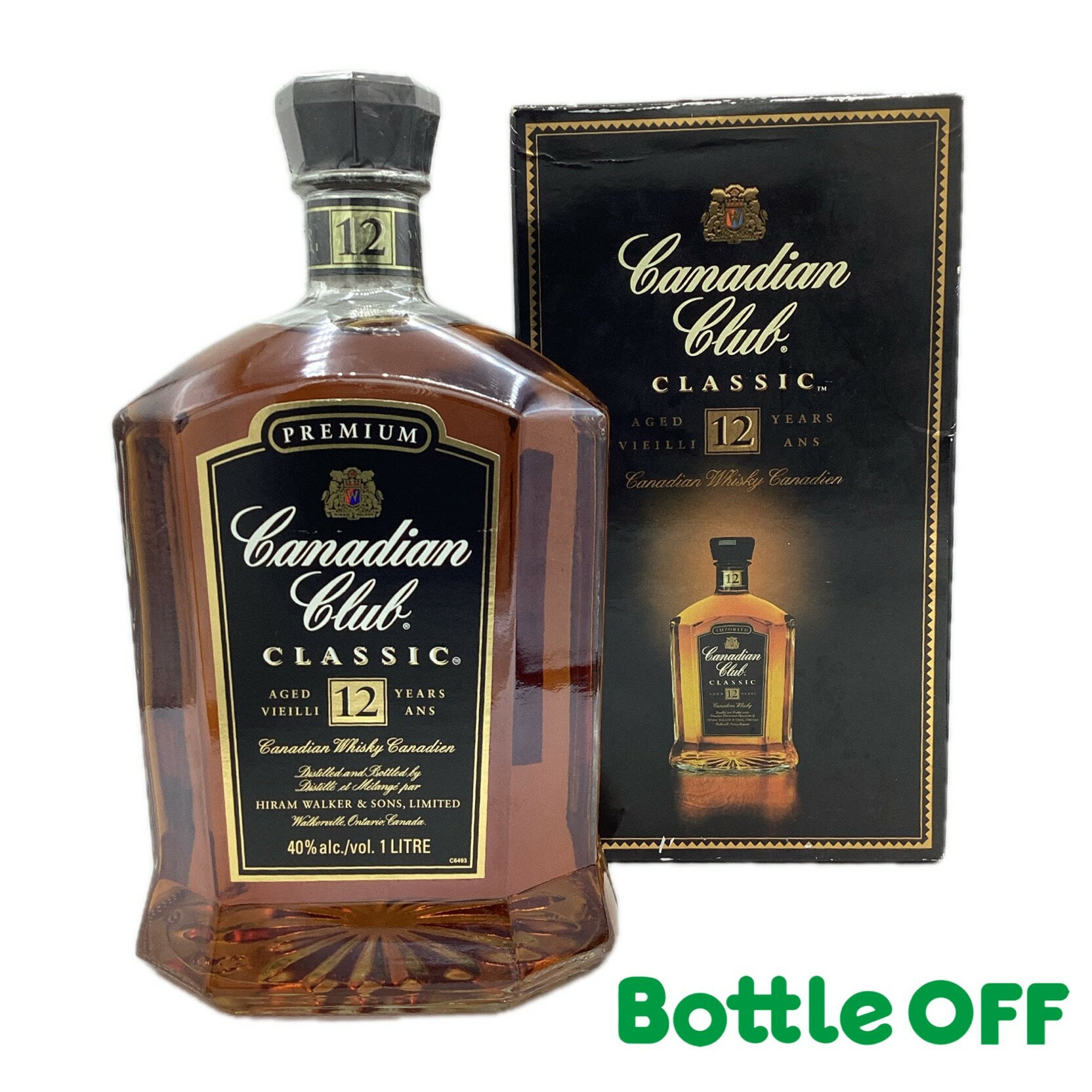 カナディアンクラブ クラシック 12年 1000ml 40% Canadian Club Classic 12years オールドボトル ヴィ..