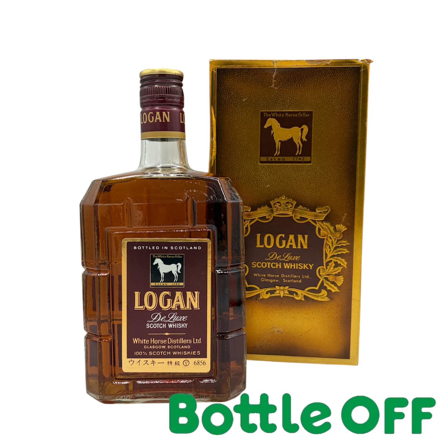 ローガン デラックス 特級表記 箱付き 80年代 760ml 43度 LOGAN De Luxe 80's オールドボトル ヴィンテージウイスキー【二次流通品】(4)