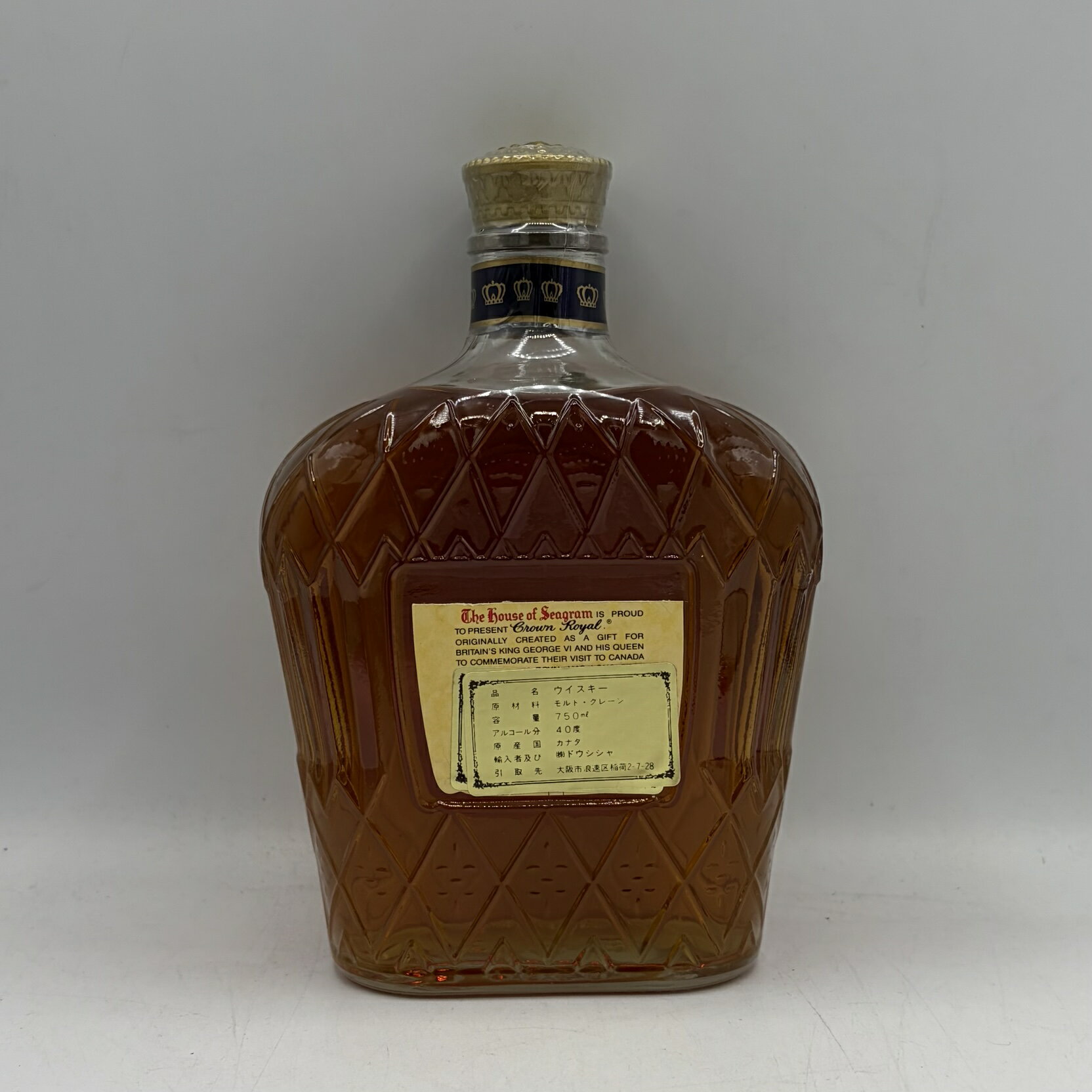 ���饦�������� Crown Royal Ȣ�դ� 40�� 750ml ������ɥܥȥ� ������ơ�����������������ή���ʡ�
