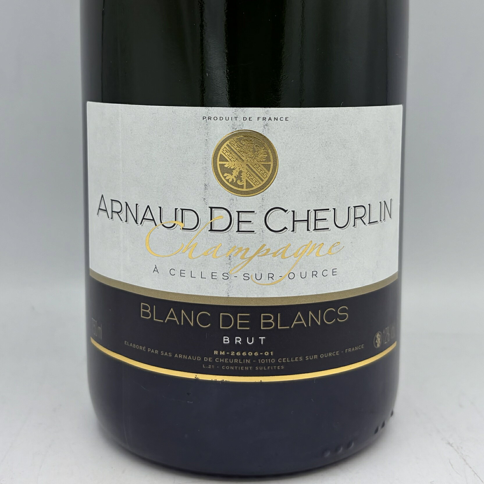 アルノー ド シューラン ブラン ド ブラン ブリュット 12% 750ml ARNAUD DE CHEURLIN BLANC DE BLANCS BRUT シャンパン【二次流通品】 oldbottle-10001279 BO楽天市場店 サンプル画像3