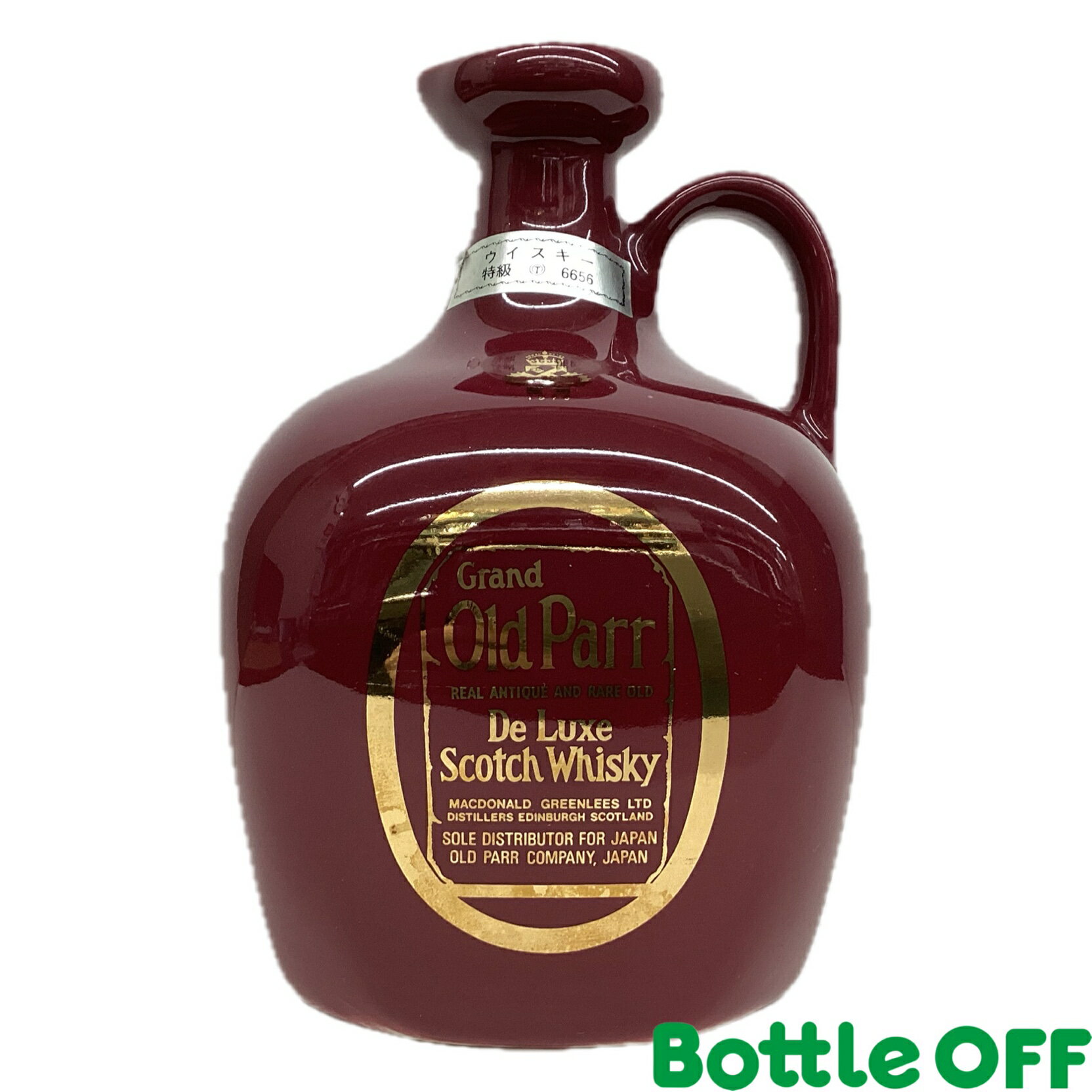 グランド オールドパー リアル アンティーク アンド レア オールド 陶器 赤 特級 750ml 43度 Grand Old Parr real antique and rare old blue オールドボトル ヴィンテージウイスキー【二次流通品】