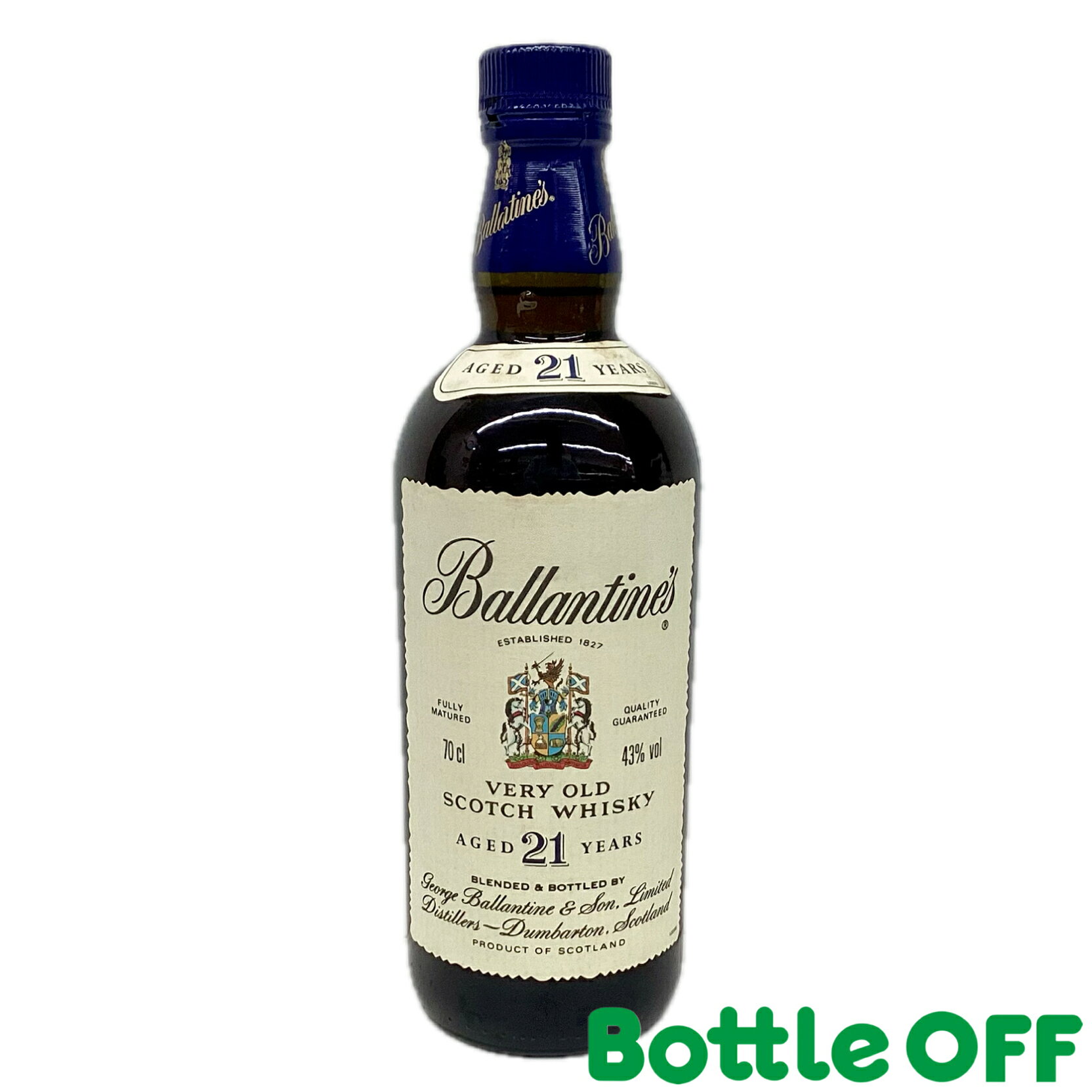 BO楽天市場店のバランタイン 21年 箱付　ballantines 21years scotch whisky With Box　700ml 43%　オールドボトル ヴィンテージウイスキー 【二次流通品】｜アングル2