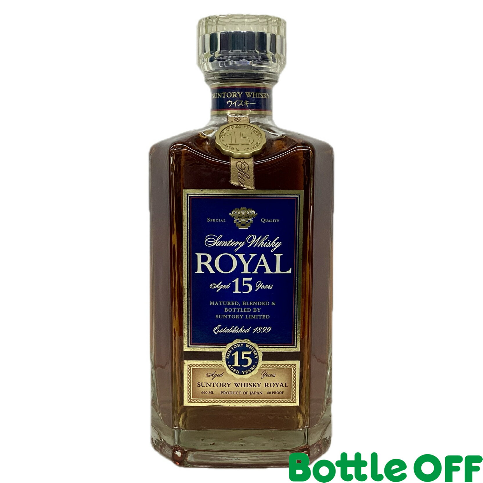 サントリーウイスキー  15年700ml アルコール43% Amazon.co.jp: サントリー ローヤル プレミアム 15年 ブルーラベル 43