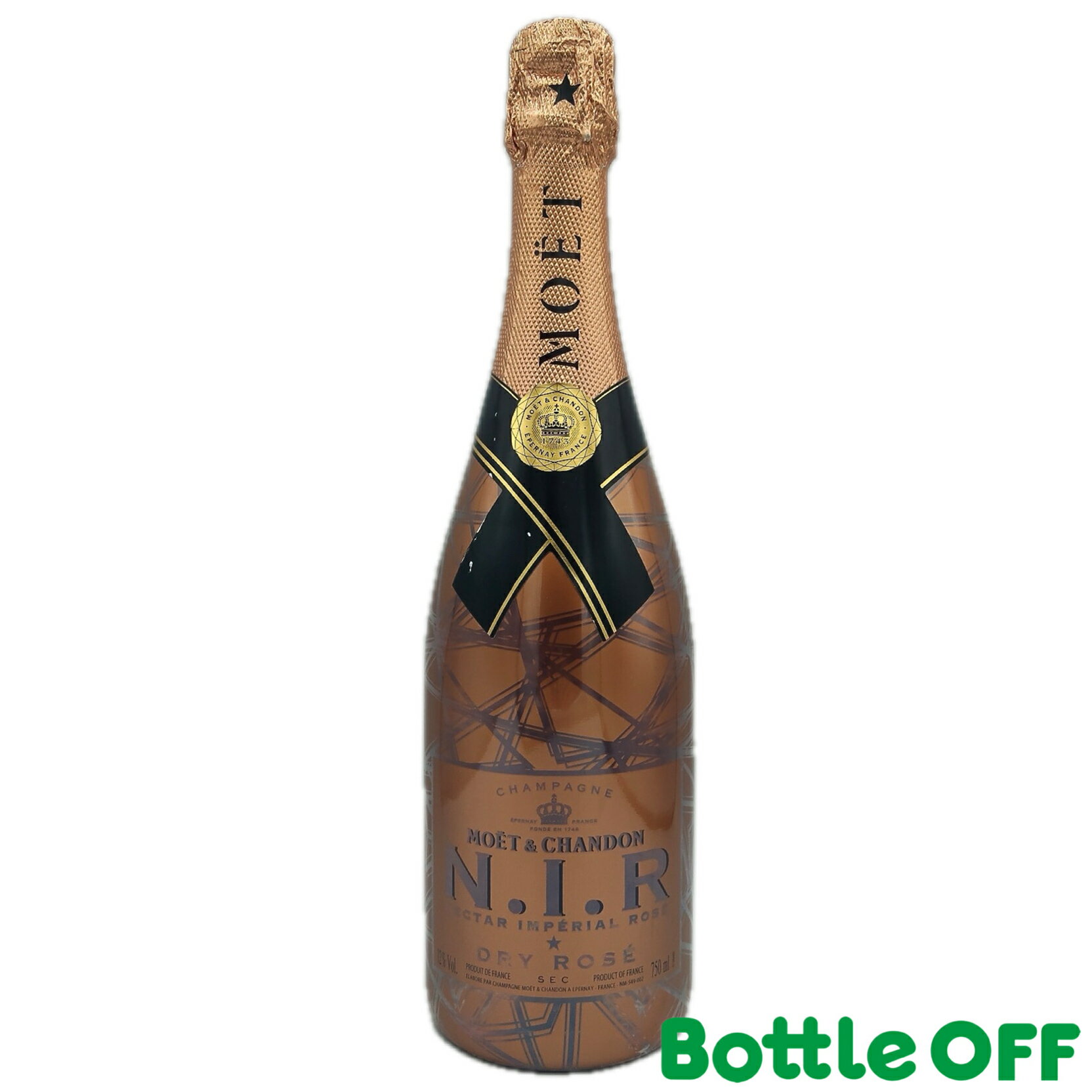 モエ・シャンドン ネクターアンペリアル ロゼ ドライ 箱無し ラベル△ 12% 750ml MOET CHANDON NECTAR IMPEIAL DRY ROSE シャンパン
