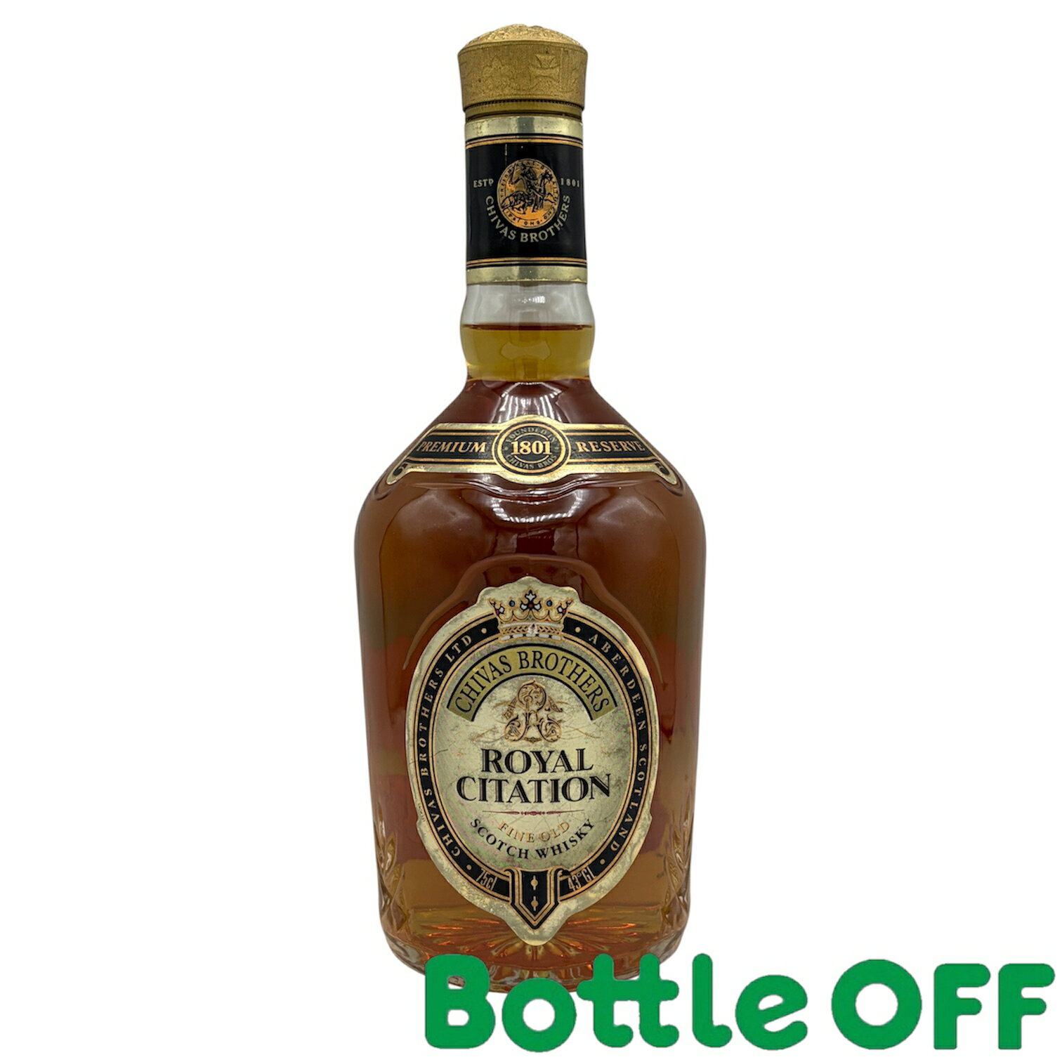 ロイヤルサイテーション シーバスブラザーズ royal citation chivas brothers 750ml 43% オールドボトル ヴィンテージウイスキー 