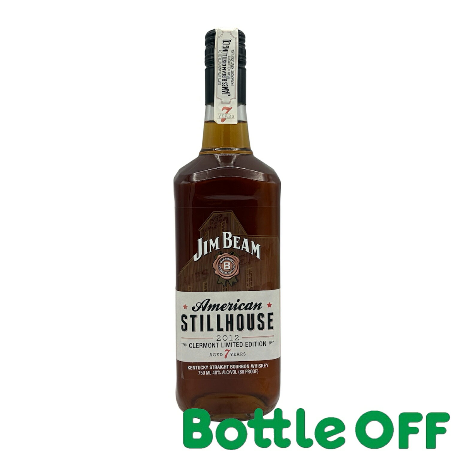 ジムビーム アメリカン スティルハウス 2012 クレルモン リミテッドエディション 750ml 40% JIM BEAM American STILLHOUSE 2012 CLERMONT LIMITED EDITION オールドボトル ヴィンテージウイスキー 【二次流通品】