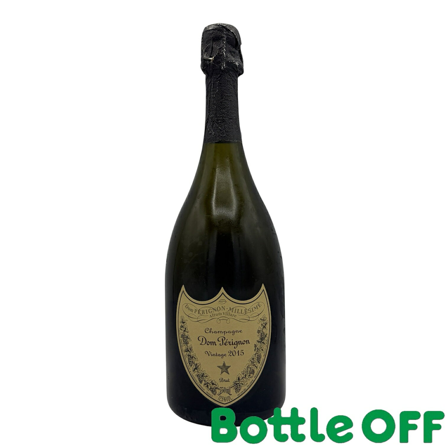 ドンペリニヨン ホワイト ブリュット 白 2015 ※箱無し 12.5% 750ml Dom Perignon BRUT WHITE 2015 シャンパン シャンパーニュ 【二次流通品】