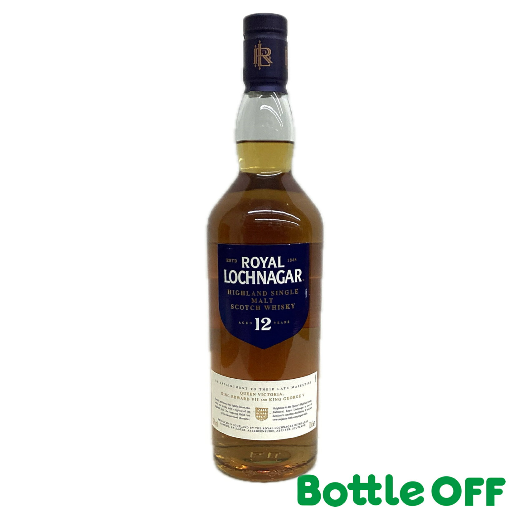 ロイヤル ロッホナガー 12年 箱無し 　ROYAL LOCHNAGAR HIGHLAND FINEST SINGLE MALT SCOTCH WHISKY　700ml 40% 　スコッチウイスキー【二次流通品】