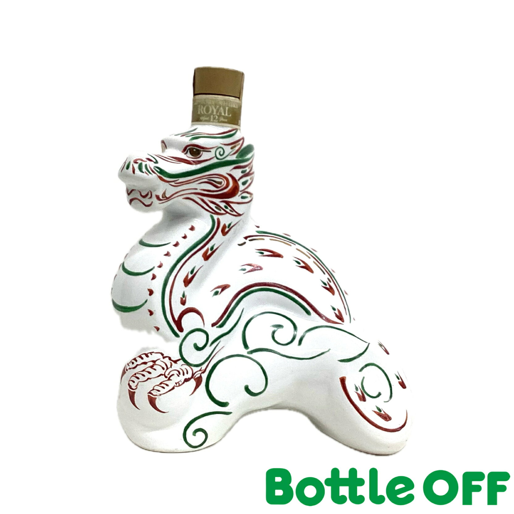 サントリーローヤル 12年 干支ボトル 辰 陶器 Suntory Royal 12years old zodiac Bottle dragon 43% 600ml オールドボトル ヴィンテージウイスキー 【二次流通品】
