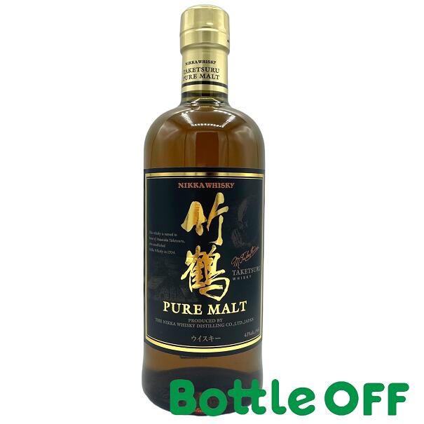 ニッカ 竹鶴 ニッカ 竹鶴 旧 ピュアモルト 黒ラベル 700ml TAKETSURU PURE MALT【二次流通品】