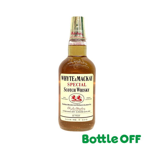 ホワイト&マッカイ スペシャル 80s 43% 750ml whyte&mackay special 80s スコッチウイスキー オールドボトル ヴィンテージウイスキー【二次流通品】 ホワイト&マッカイ スペシャル 80s 43% 750ml whyte&mackay special 80s スコッチウイスキー オールドボトル ヴィンテージウイスキー【二次流通品】