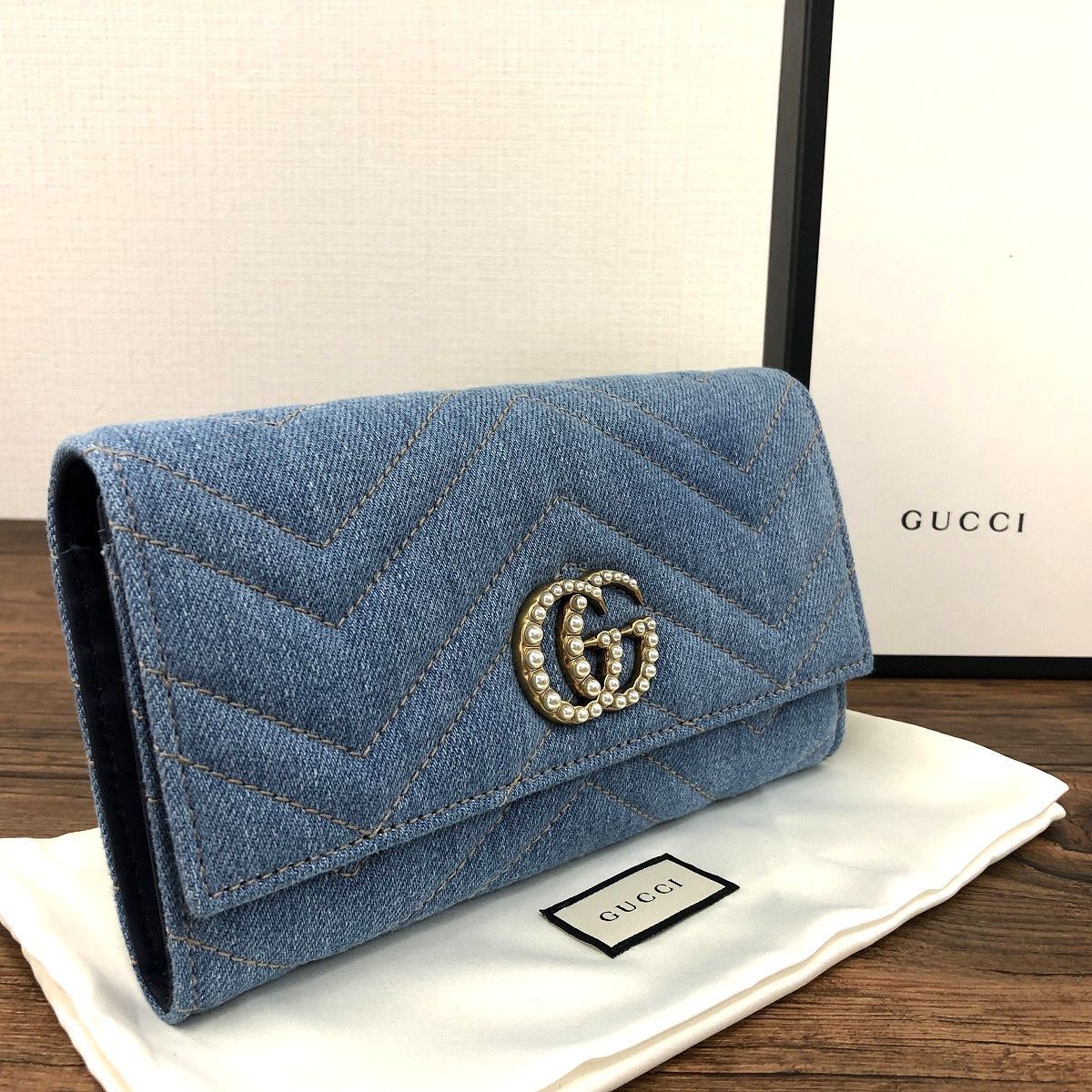 楽天市場】グッチ 長財布 レディース(素材(生地・毛糸)デニム 楽天市場】グッチ 長財布 レディース(素材(生地・毛糸)デニム