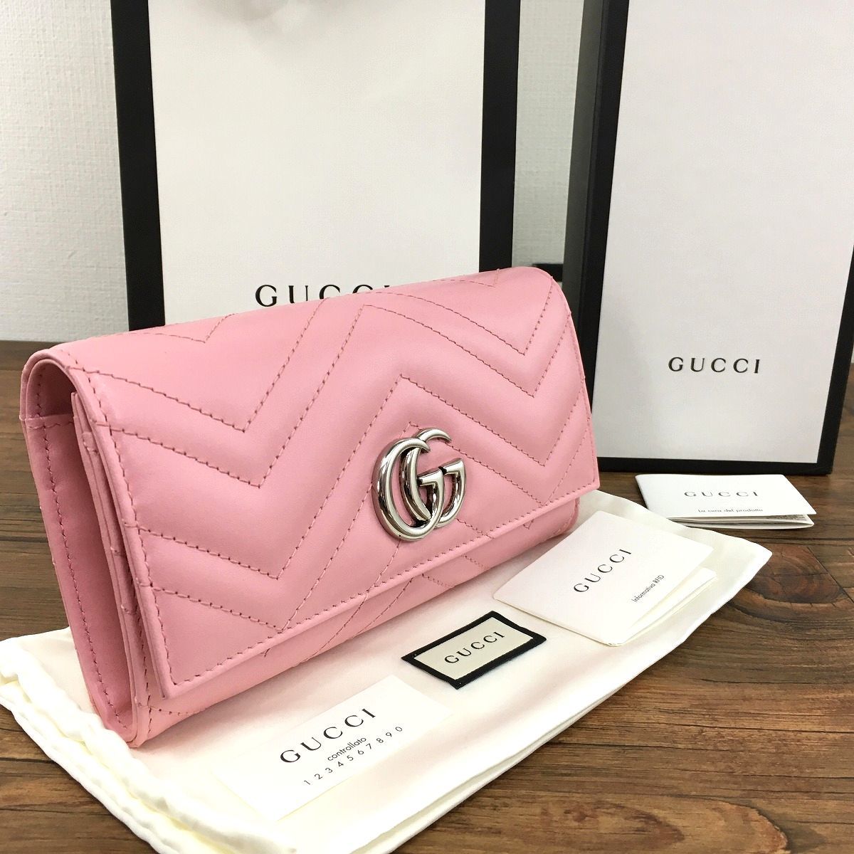 楽天市場】グッチ GGマーモント コンチネンタルウォレットの通販 楽天市場】グッチ GGマーモント コンチネンタルウォレットの通販