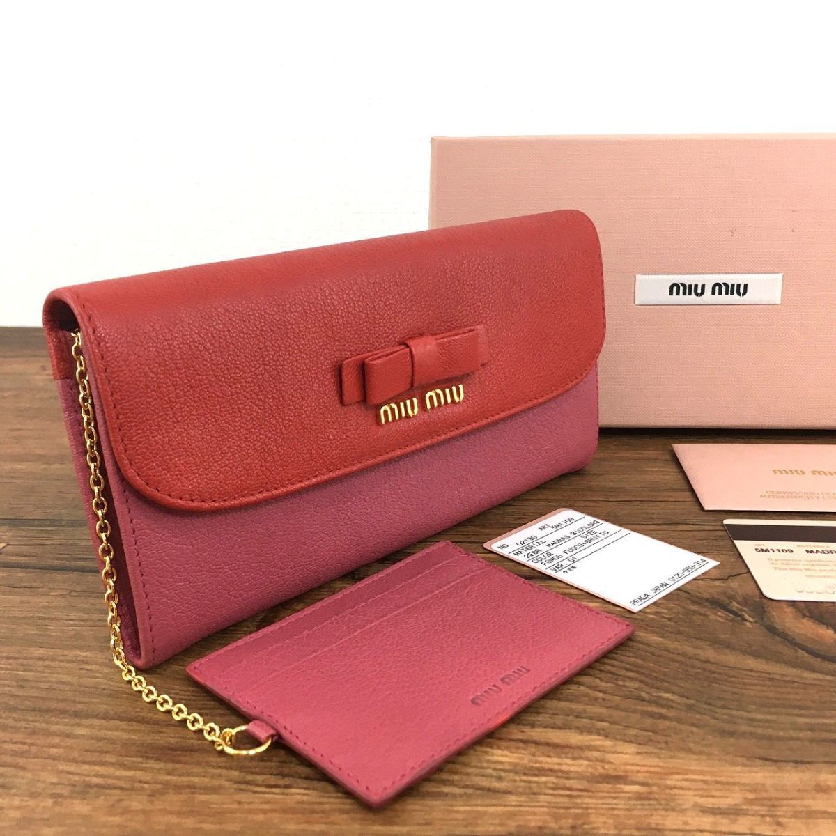 楽天市場】miumiu 長財布 リボンの通販 楽天市場】miumiu 長財布 リボンの通販
