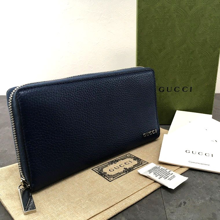 【中古】 送料込み！ 未使用品 GUCCI ジップウォレット 771154 箱付き プレゼントにも！ 117