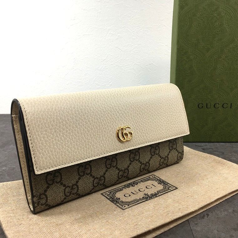 B, C, D, G, J, L, S, T, Z - 【中古】 送料込み！ 未使用品 GUCCI 長財布 456116 箱付き ☆プレゼントにも☆ 249