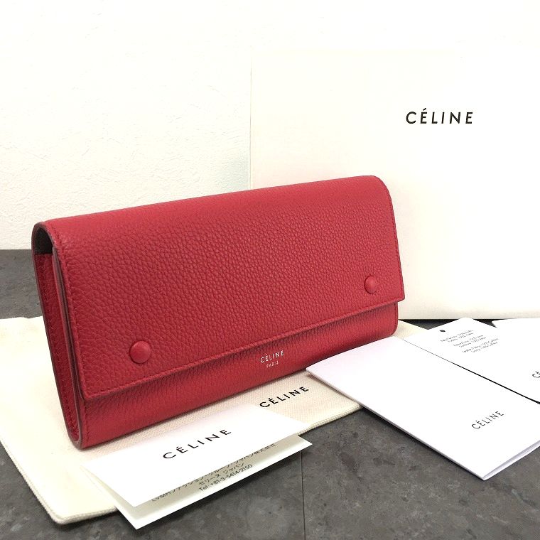 楽天市場】celine ラージフラップウォレットの通販