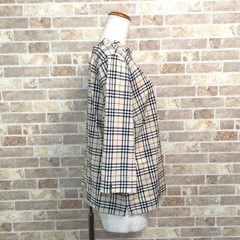 中古 美品 BURBERRY LONDON ノバチェック 七分袖 トップス ベージュ 8 oldcloset-10002965 S2Company サンプル画像3